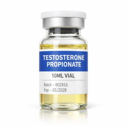 Testosterone Propionate injection vial for muscle growth